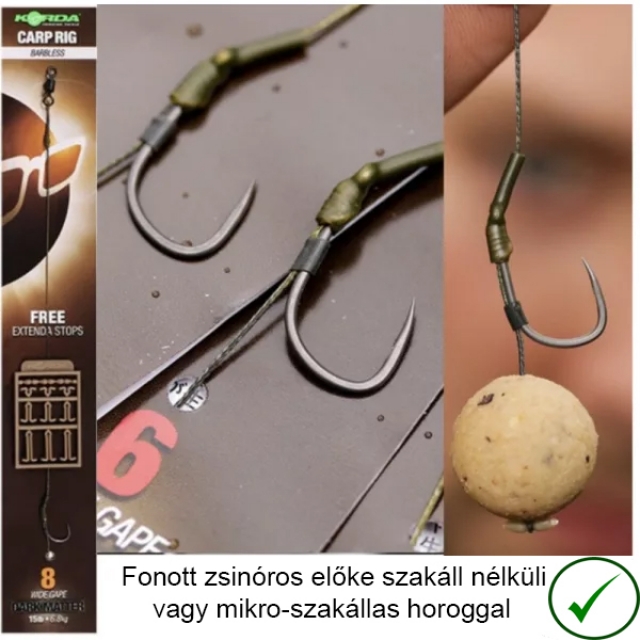 Fonott zsinóros előke használata engedélyezett!