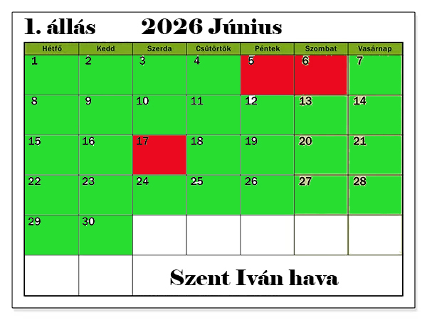 1. ÁLLÁS