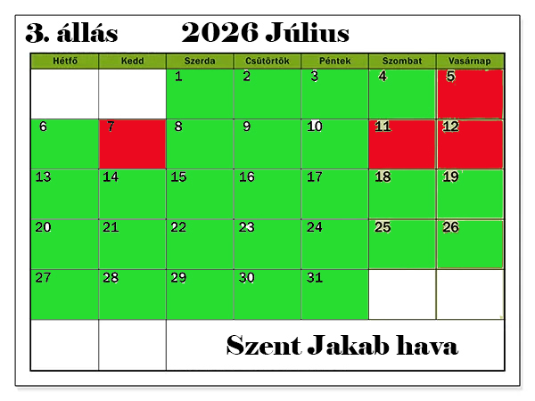 3. ÁLLÁS